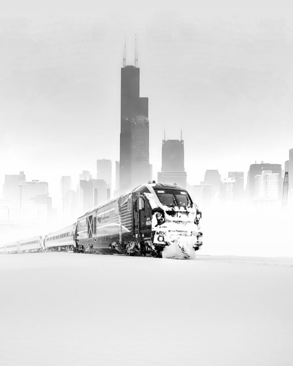 “In•come•ing”, photograph by American artist Jason M. Peterson. Available at Carousel Fine Art.