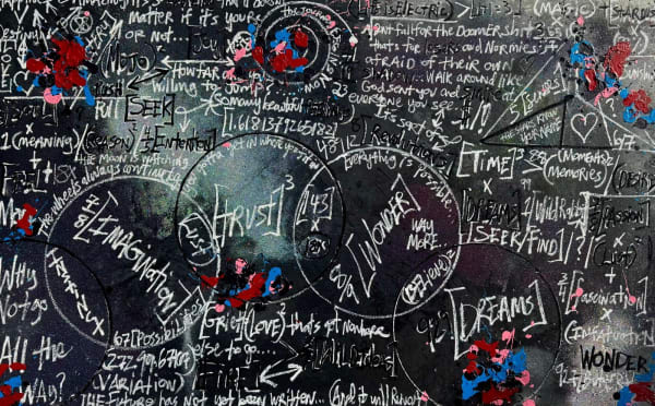 “Happiness is Amazing" , painting by Brendan Murphy artist from the United States. Available at Carousel Fine Art Atlanta.