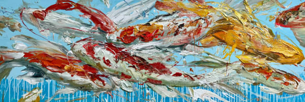 “Serenity”, painting by Eric Alfaro artist from Cuba, based in the United States. Available at Carousel Fine Art Atlanta.