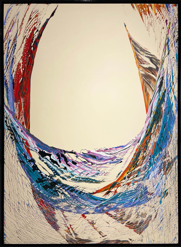 “Wave series”, painting by Zack Smithey artist from United States, based in St. Louis, Missouri. Available at Carousel Fine Art Miami.