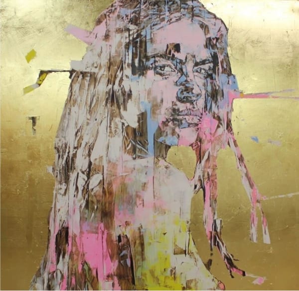 “The Pink Experience 770", painting by Italian artist Marco Grassi. Available at Carousel Fine Art Chicago.