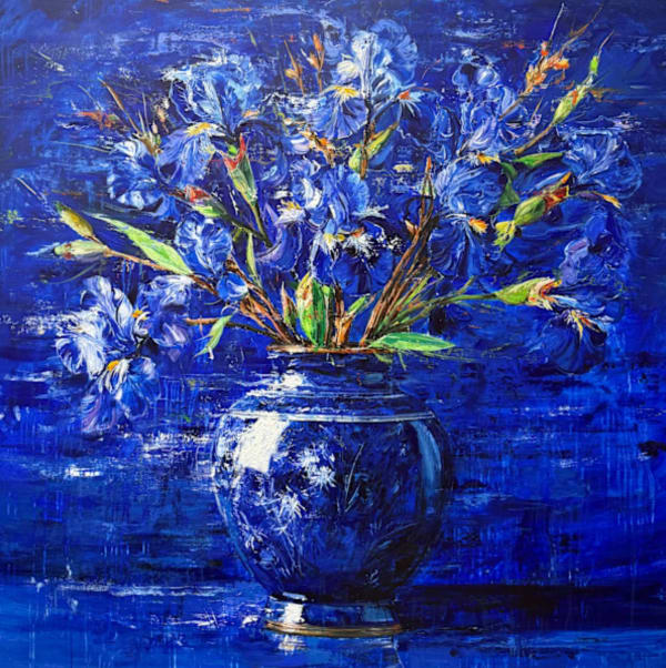 "Nostalgia", painting by Eric Alfaro artist from Cuba, based in the United States. Available at Carousel Fine Art
