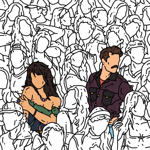 “The Fifthteenth Song” painting by Chance Cooper artist from United States, based in LA. Available at Carousel Fine Art Atlanta.