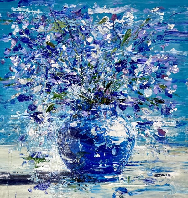 “Inspiration”, painting by Eric Alfaro artist from Cuba, based in the United States. Available at Carousel Fine Art Atlanta.