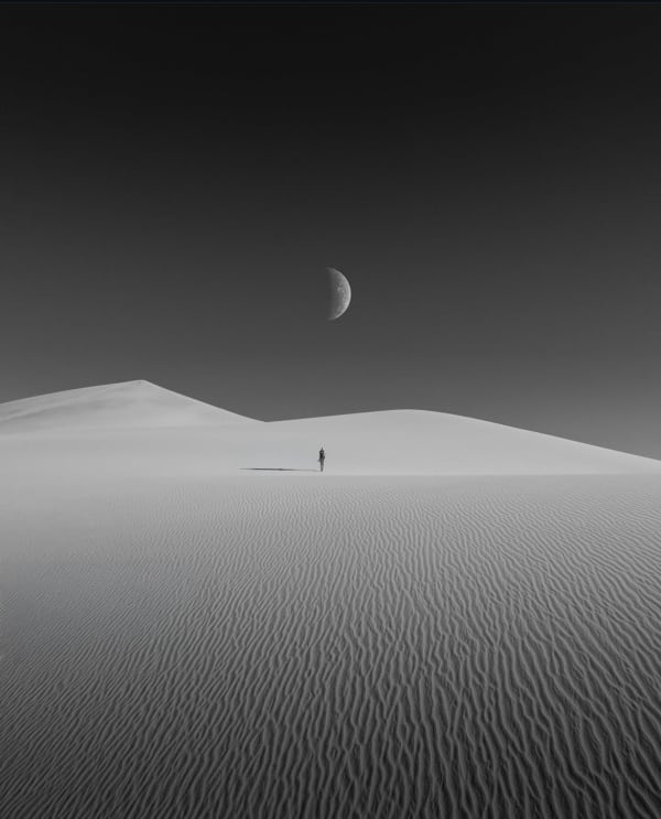 “One of Your Voices”, photograph by American artist Jason M. Peterson. Available at Carousel Fine Art.