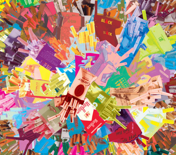 Crushed Cigarette Packs [Pacotes de Cigarro Amassados], 2004