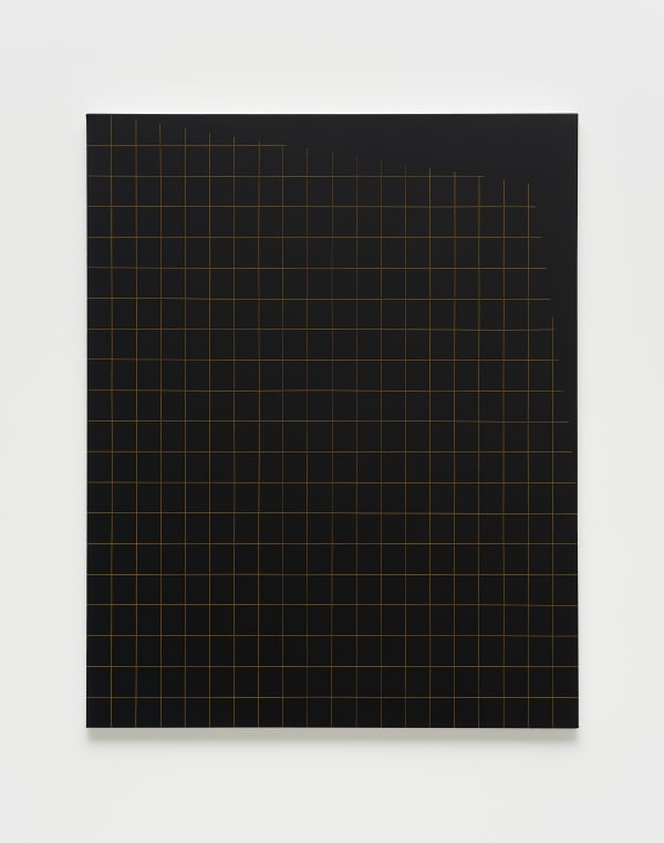 Untitled (grid with top side trim), 2017