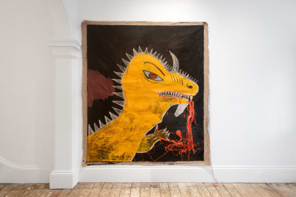 Tennant Creek Brio, Mystical young aggressive yellow rapture etc - Fabian Brown Japaljarri, 2019