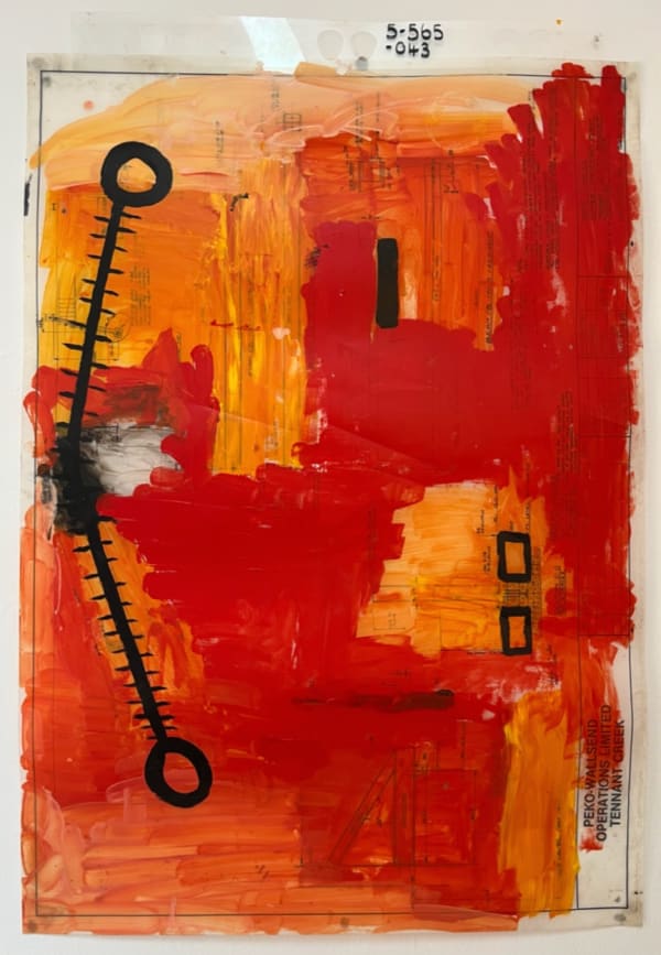 Tennant Creek Brio, Screen Section III - Eleanor Jawurlngali Dixon & Arthur Jalyirri Dixon, 2023