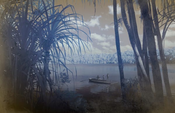 Danie Mellor, At the edge of water (banjari), 2025