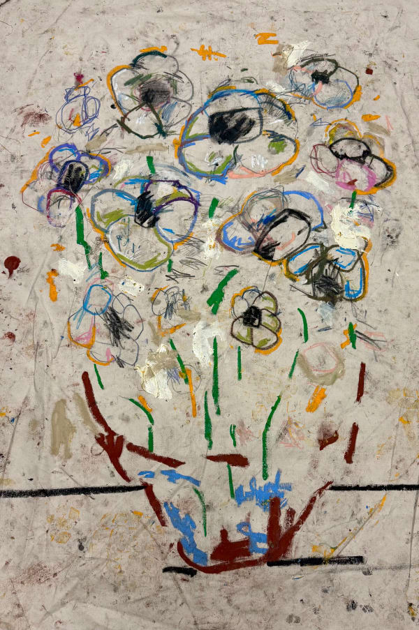 Vase of Flowers on Table