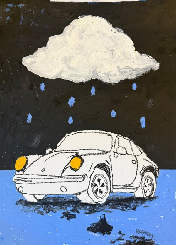 Daniel Yocum - Midnight Rain, 2025, 30 x 22 inches_Casterline|Goodman Gallery