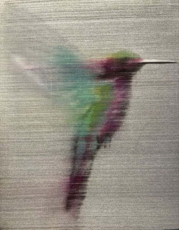 Green Purple Hummingbird, 2020