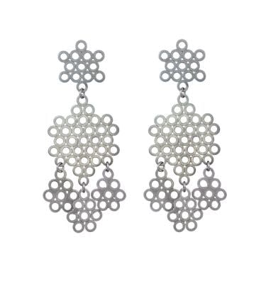 Tina Rath, Drawn Chandelier Earrings, 2024