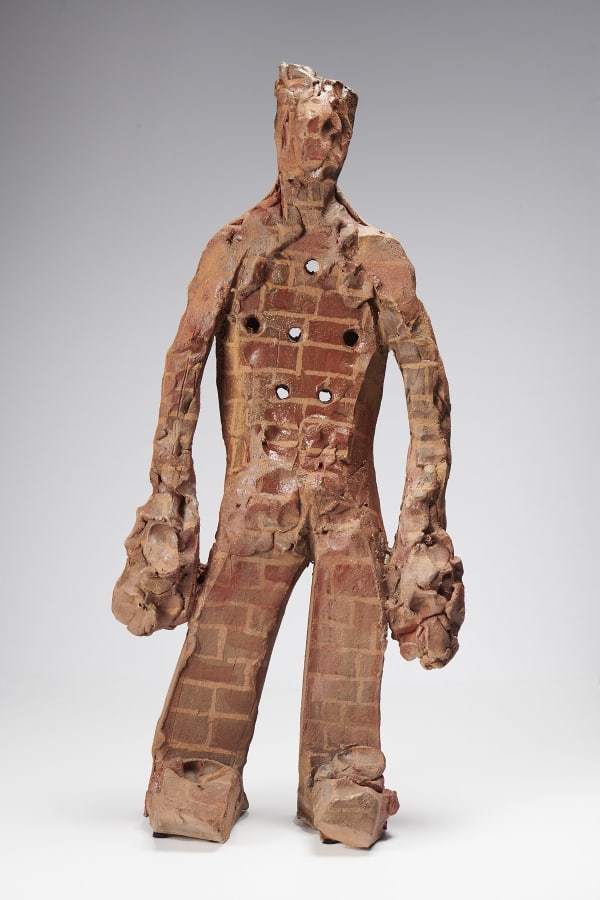 Wanxin Zhang, Tank Man (Brick's Color), 2019