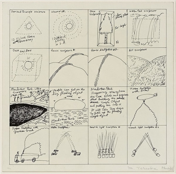 Masami Teraoka, Various Site Specific Installation Plans, 1969