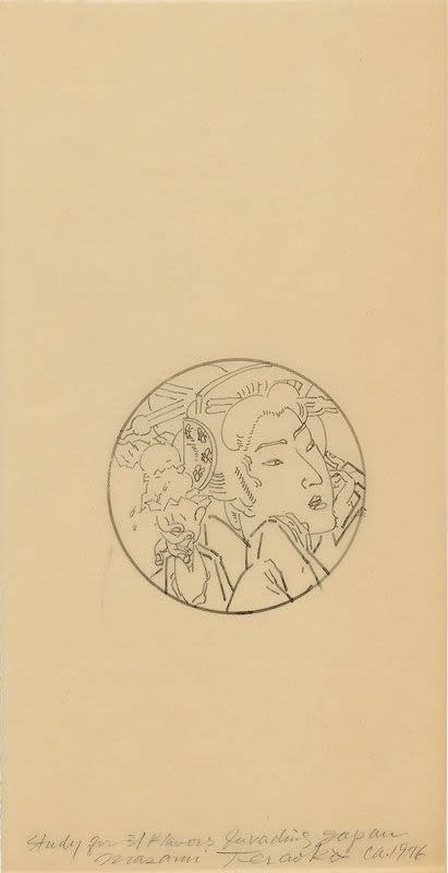 Masami Teraoka, Study for 31 Flavors Invading Japan, 1976