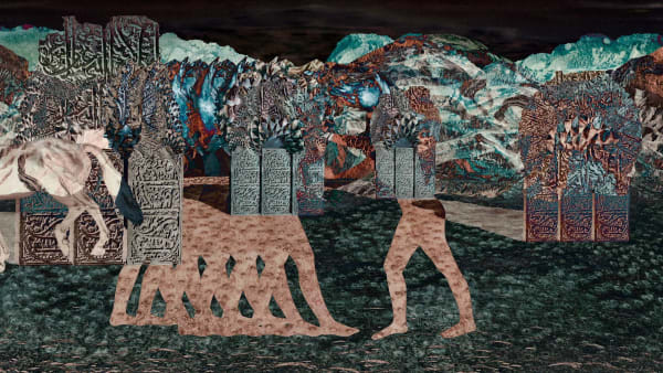 Zeina Barakeh, PROJECTIONS FROM THE THIRD HALF [CLOUD STORM], 2020