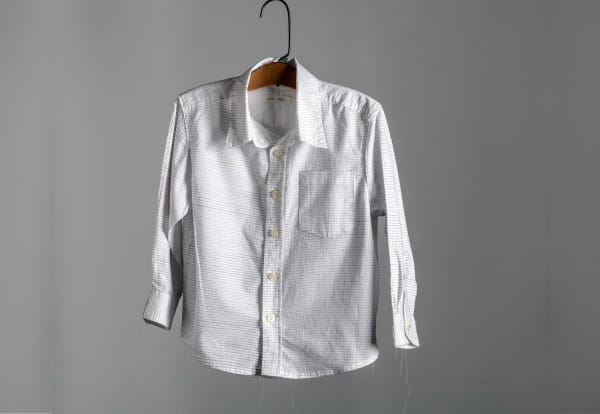 Lenka Clayton, Hand-Typed Polka Dot Shirt, 2015