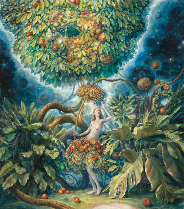 Julie Heffernan - Self-Portrait with Hole in my Head, 2024