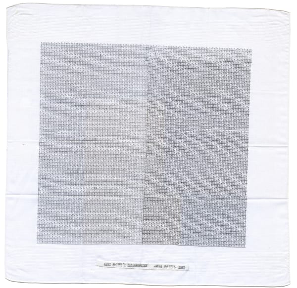 Lenka Clayton, Anni Albers's Handkerchief, 2025