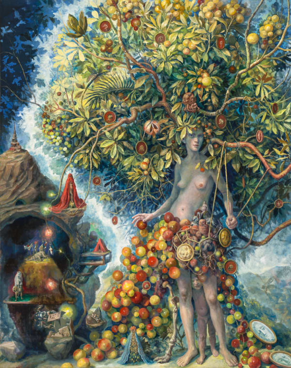 Julie Heffernan, Self-Portrait with Self, 2024