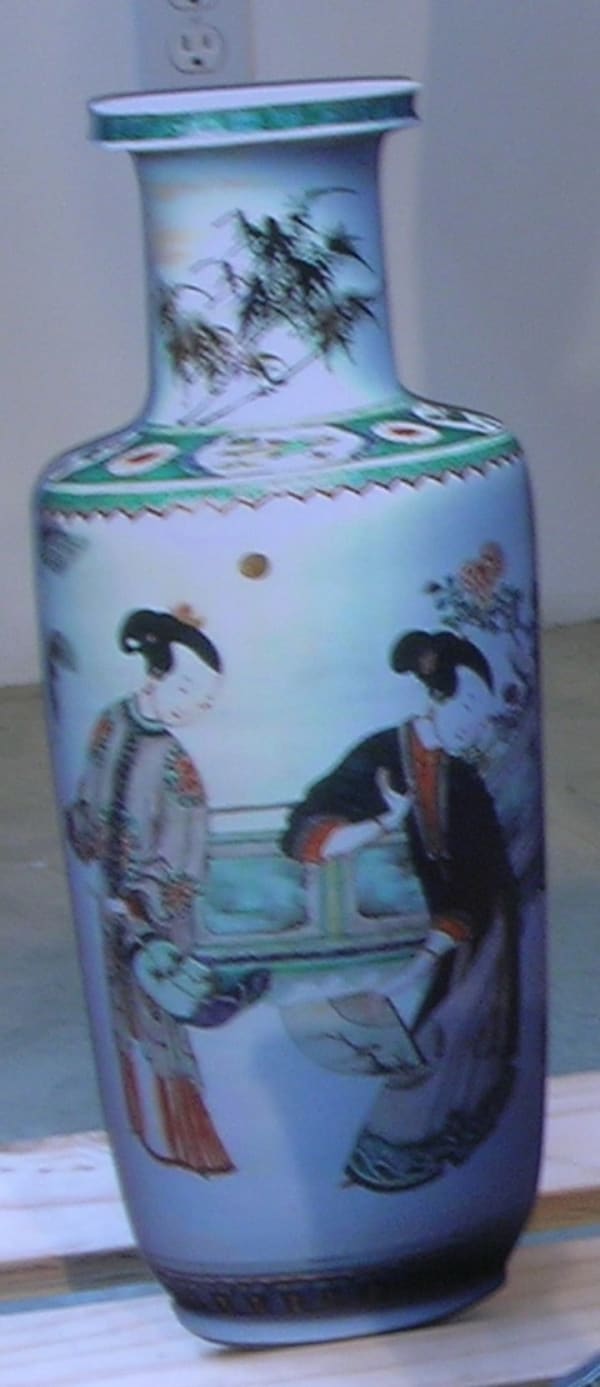 Stephanie Syjuco, Individual Green/White from Raiders: International Booty, Bountiful Harvest (Selections from the A____ A__ M______), 2011