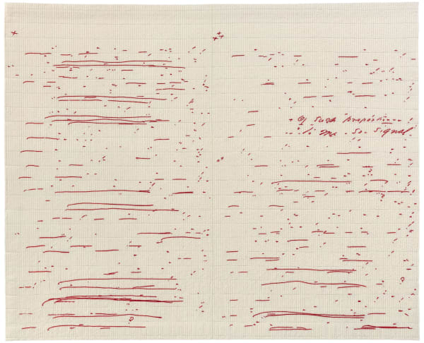 Jen Bervin, The Dickinson Composites Series (The Composite Marks of Fascicle 10), 2022