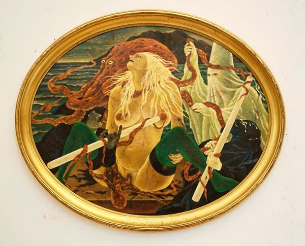 Masami Teraoka, Semana Santa/St. Catharine and Giant Octopus, 2015