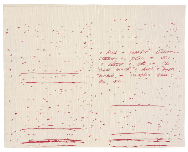 Jen Bervin, The Dickinson Composites Series (The Composite Marks of Fascicle 28), 2008