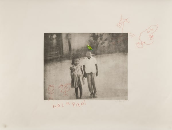 Arleene Correa Valencia, Gracias por la foto Arlen hasta lloro de ver a su papi y a veces los encuentro viendo la foto y platicandole todo lo que hacen y las regañadas que les pongo.; Thank you for the picture, Arlene cried when she saw her daddy and sometimes I find them looking, 2023