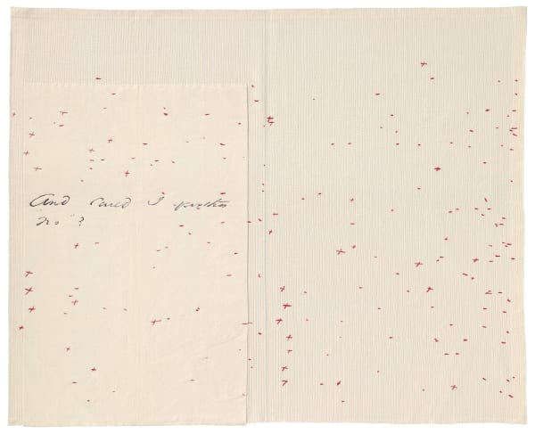 Jen Bervin, The Dickinson Composites Series (The Composite Marks of Fascicle 16), 2004