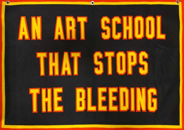 Jon Rubin, An Art School That Stops The Bleeding in the series "An art school that is riddled with doubt", 2018 - 2023