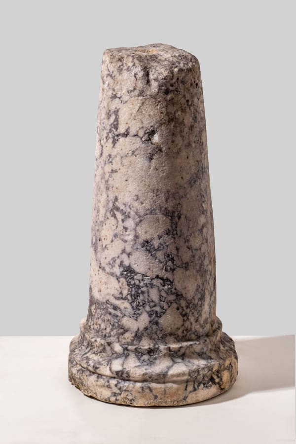 BRECCIA COLUMN FRAGMENT, Italy, 18th Century