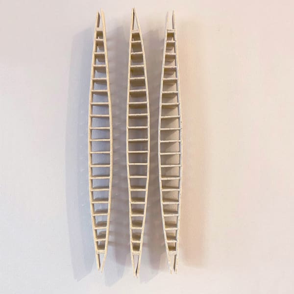 Annie Turner, Set of Three Winter River Ladders, 2022