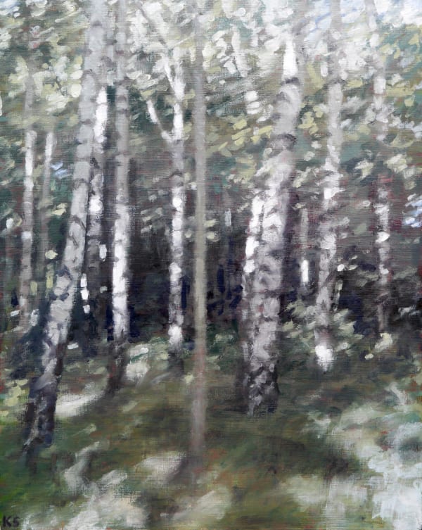 Kate Sherman, Birch - Summer (Day), 2020