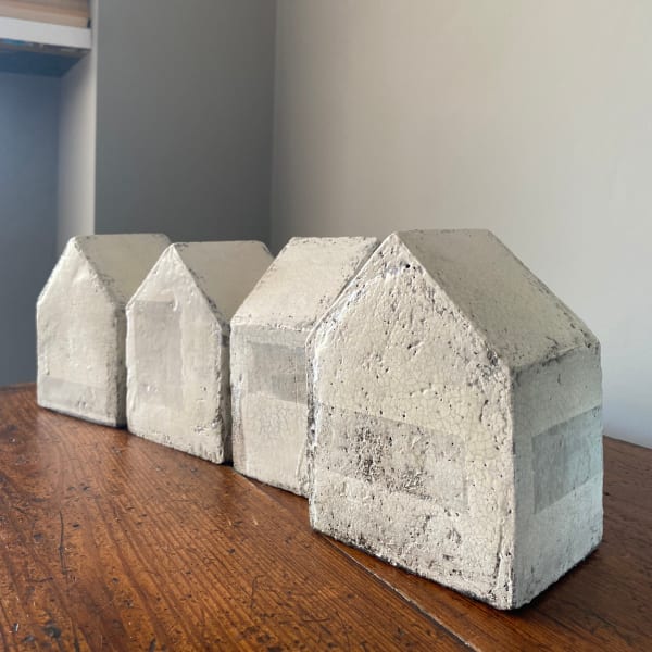 Rowena Brown, Set of four houses 7380, 2022