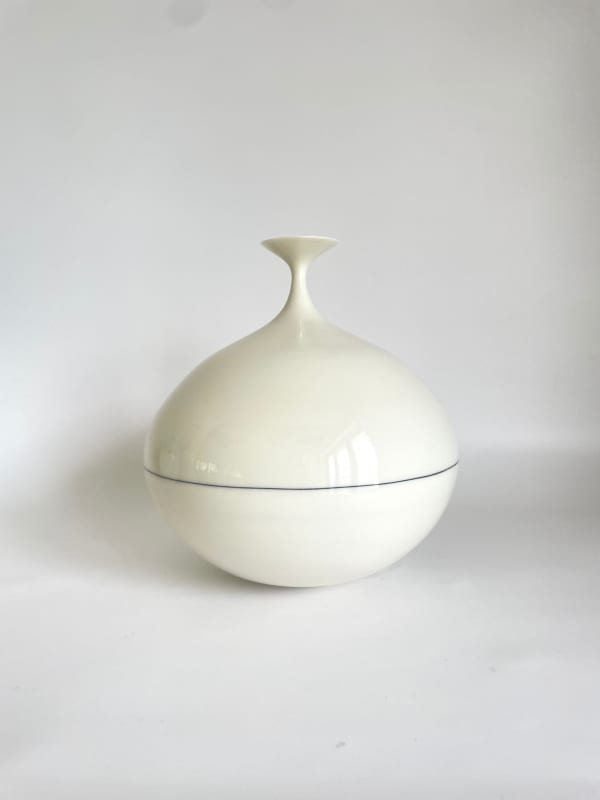 Sophie Cook, Medium Squat Pod Striped Shiny, 2023