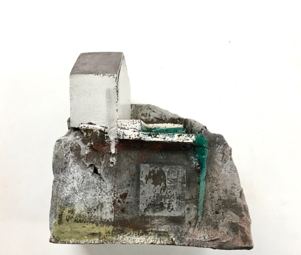 Rowena Brown, House on rock with pool, 2019