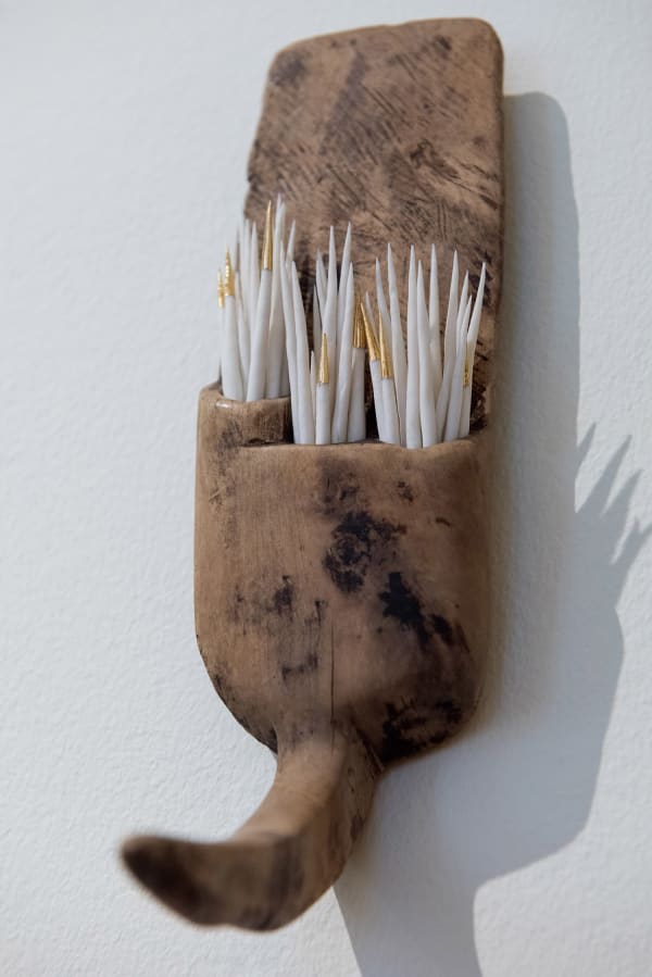 Ikuko Iwamoto, Pair of Antique Farm Hand Tools, 2022