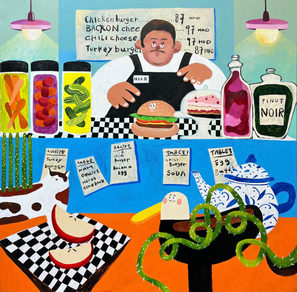 I made burger 我是製造漢堡包的