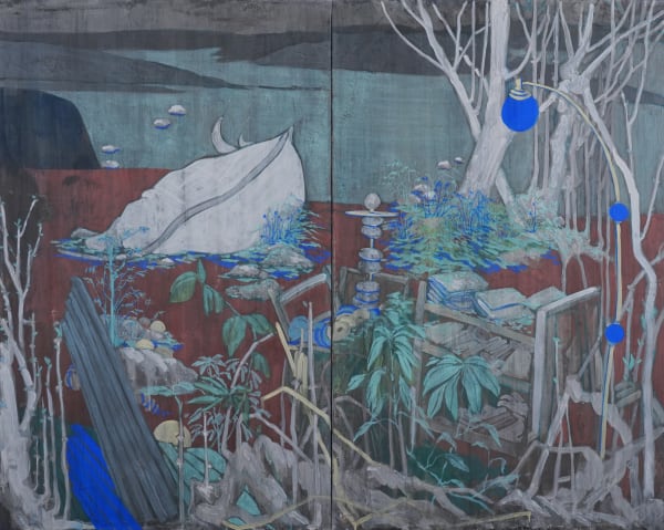 Cove (2 Panels) 海邊小屋