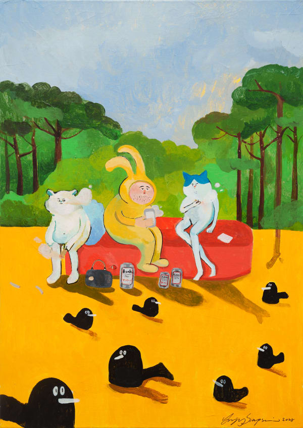 cigarette break 煙 break