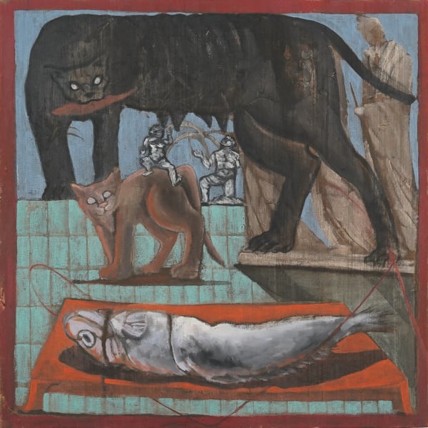 Cat and fish 貓和魚