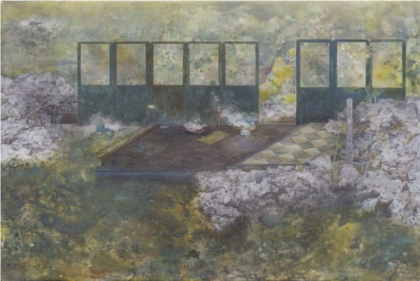 Ancient Stone and reflection – Caisson 清水古石-藻井