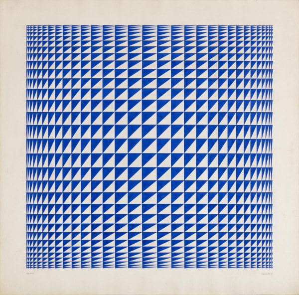 Luiz Sacilotto 1924 - 2003Study, 1979 Gouache on paper 66 x 66 cm 26 x 26 in