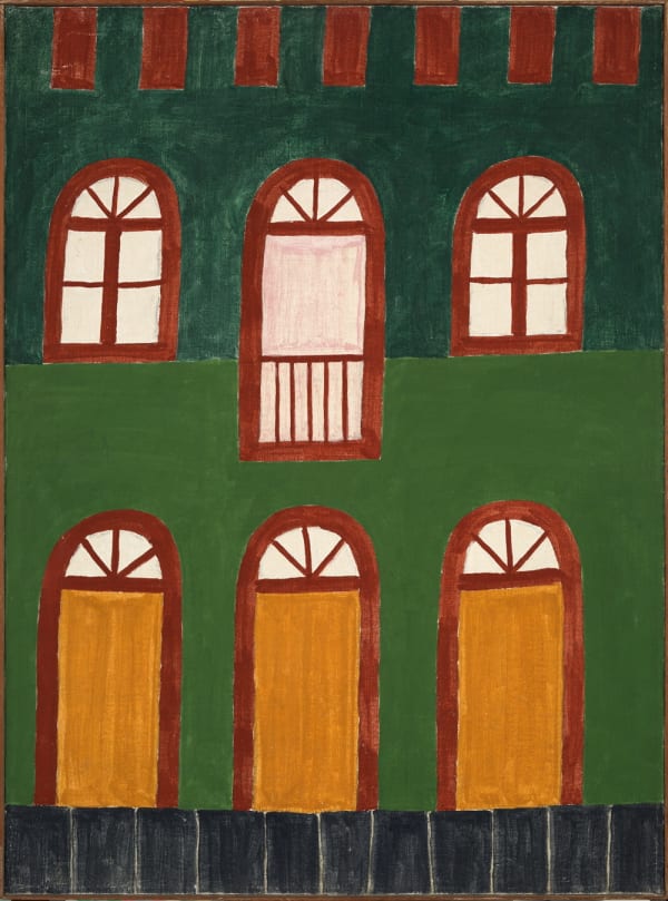 Alfredo VOLPI Untitled , 1960s Tempera on canvas 50 x 73 cm