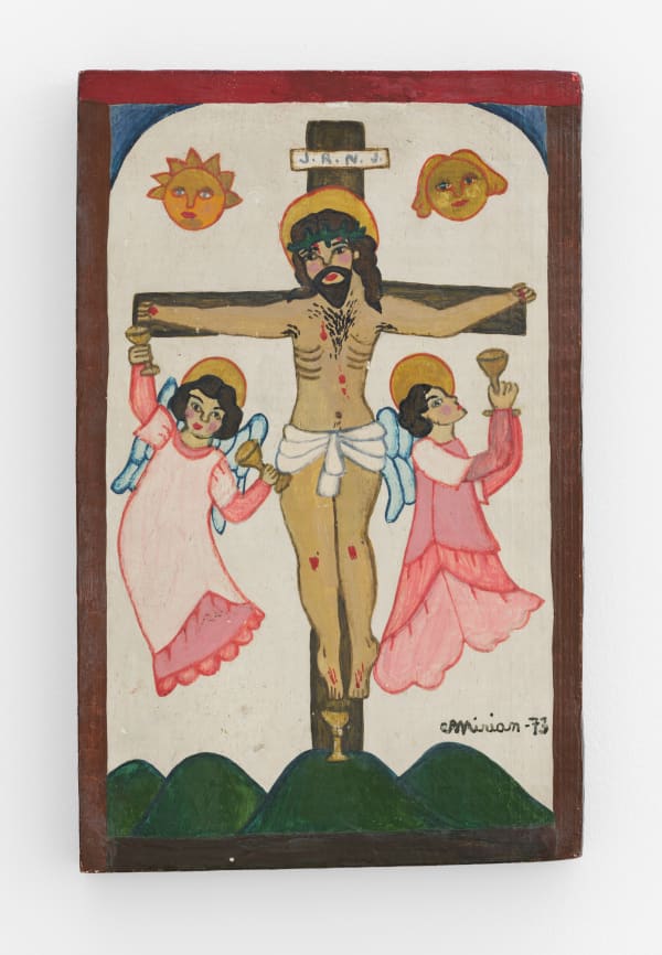 Miriam Inez da Silva 1939 – 1996Untitled, 1973 Oil on wood 25.7 x 16.2 cm 10 1/8 x 6 3/8 in