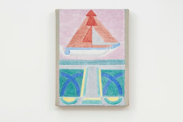 André Ricardo Untitled, 2024 Tempera on linen 40 x 30 cm 15 3/4 x 11 3/4 in