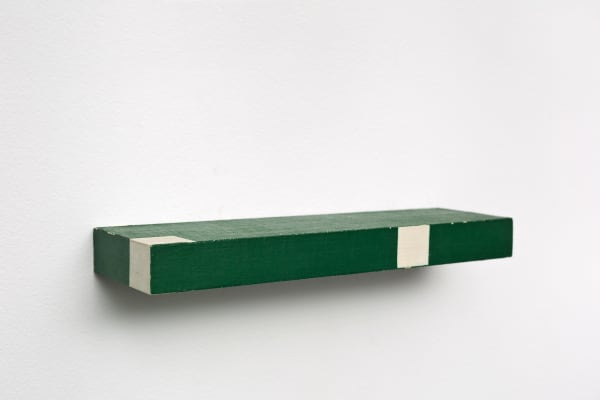 Willys DE CASTRO Active Object (Objeto ativo), 1961 Oil on canvas over wood 2.2 x 22.9 x 6.7 cm